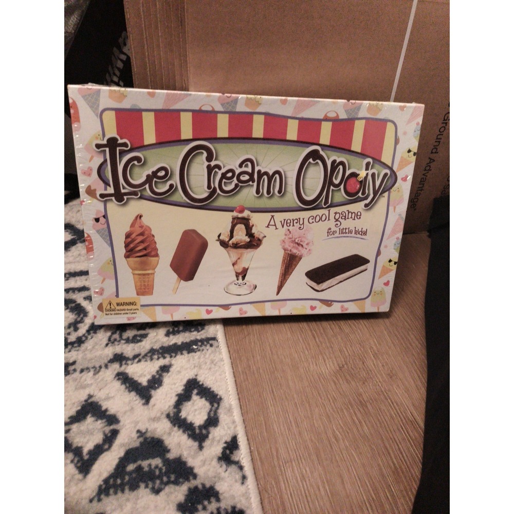 Ice Cream Opoly by Late for the Sky Monopoly Board Game NEW